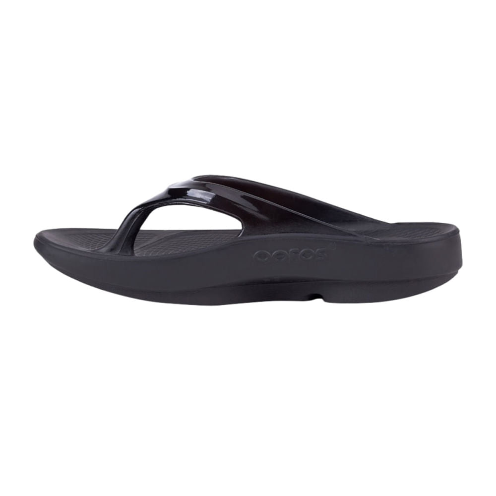 Oofos Unisex Oofos Oolala Sandals Footwear Accessories in Black Color