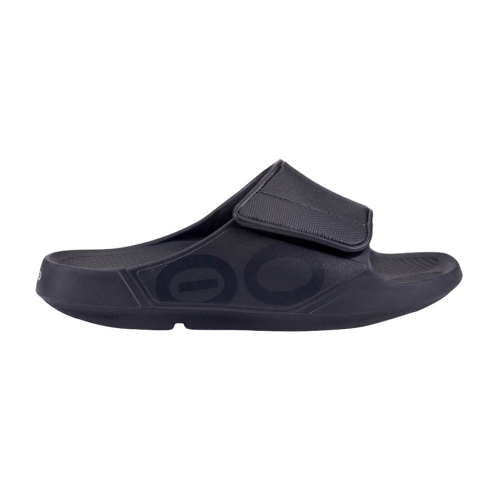 Oofos Unisex Oofos Sport Flex Slide Footwear Accessories in Black Color