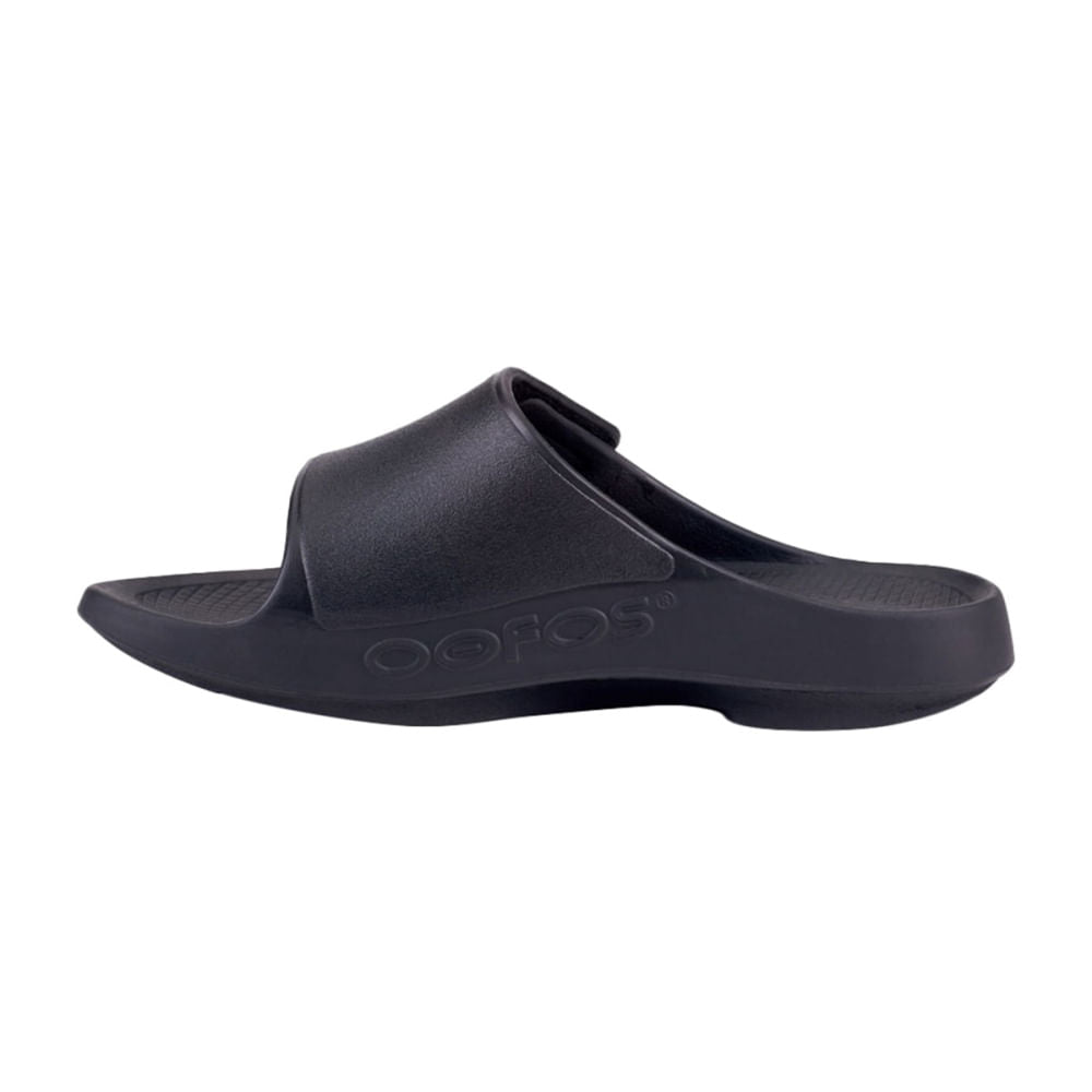 Oofos Unisex Oofos Sport Flex Slide Footwear Accessories in Black Color