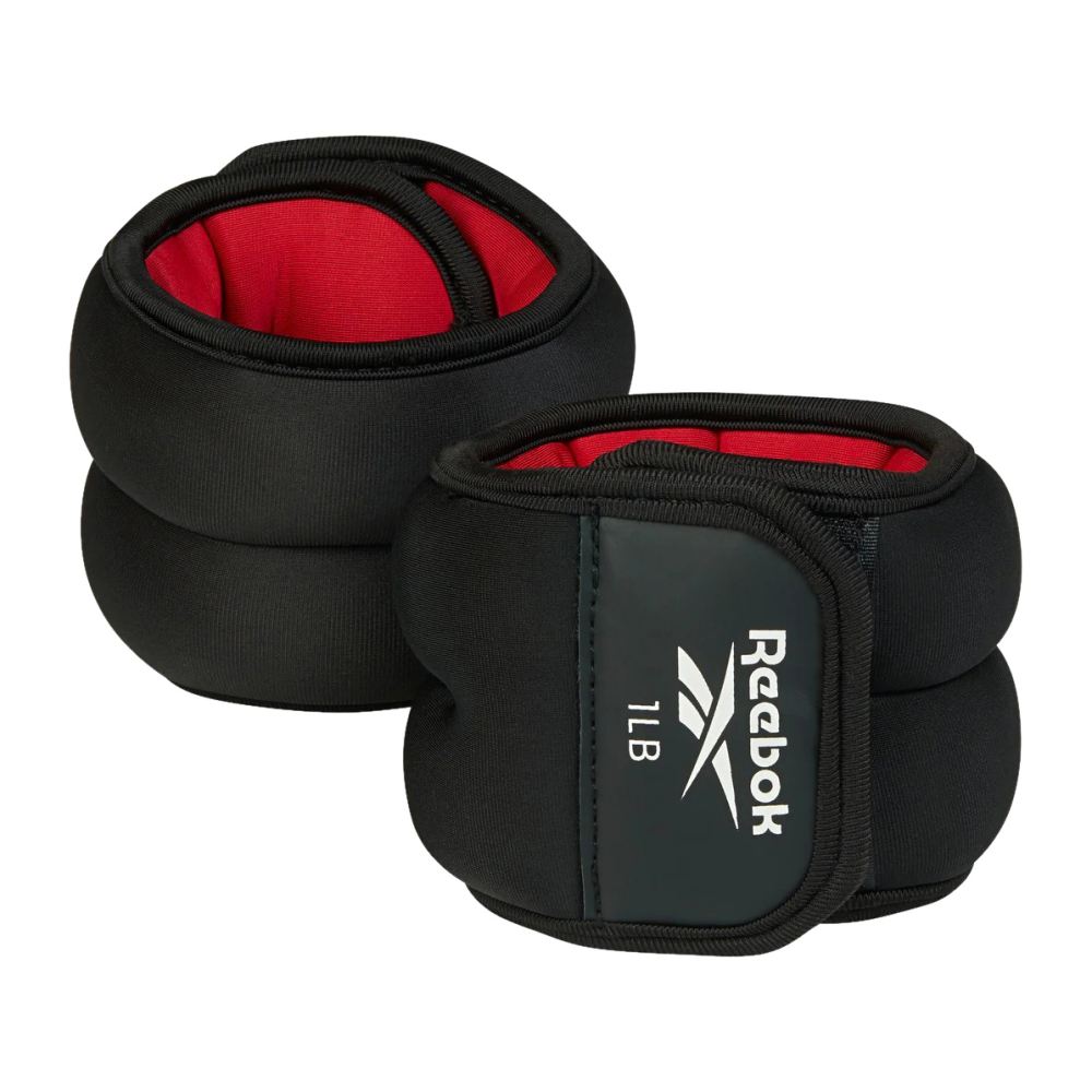 Reebok Wrist/Ankle 1Lbs Fitness Weights in Black Color