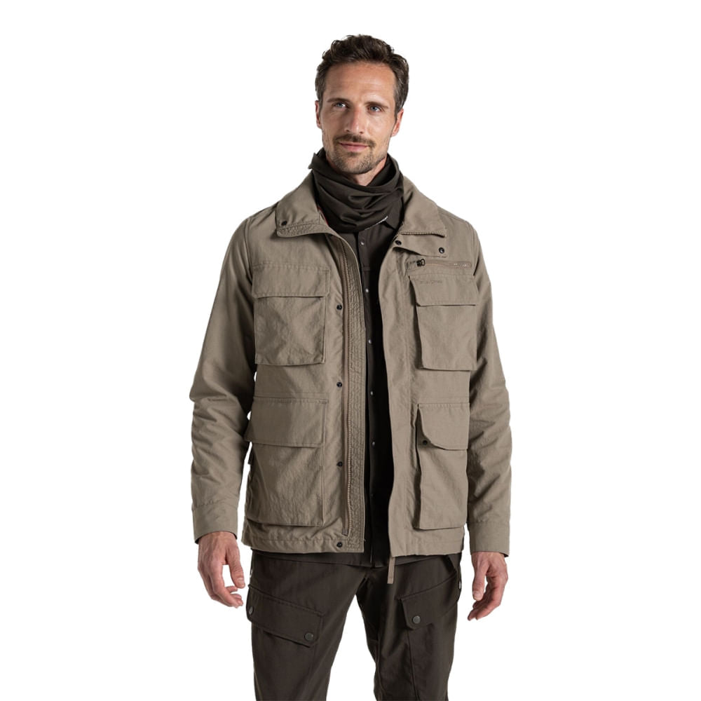 Craghoppers Mens NosiLife Adventure Jkt Skiing & Snowboarding Jackets in Brown Color