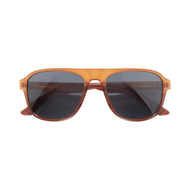 Sunski Sunglasses Unisex Shoreline - Rust Slate Accessories in Red Color