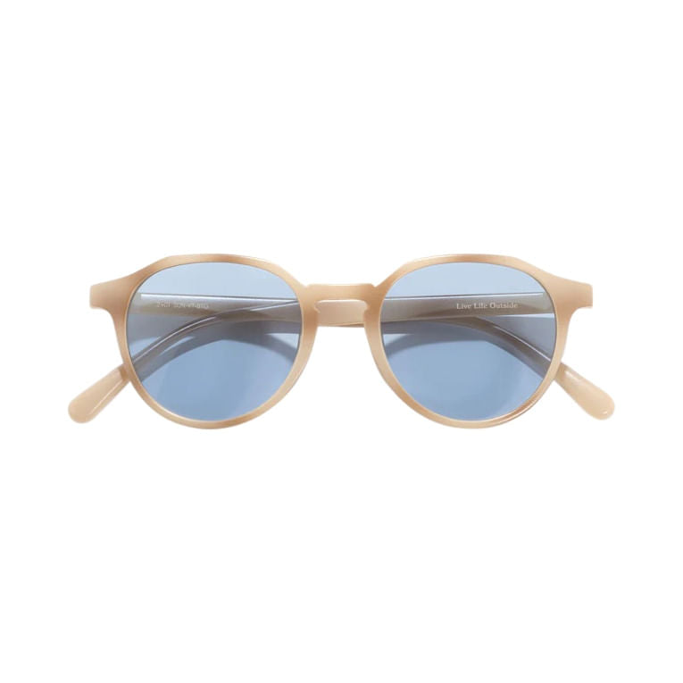 Sunski Sunglasses Unisex Vallarta - Bone Tortoise Accessories in White Color