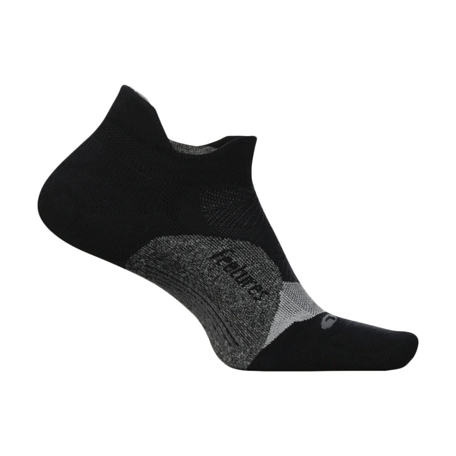 Feetures Unisex Elite Light Cushion Nosh Socks in Black Color