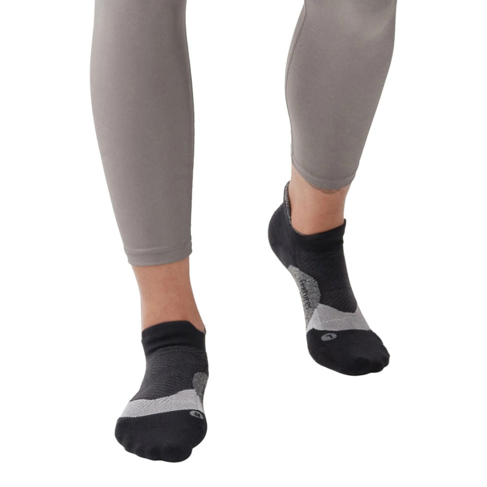 Feetures Unisex Elite Light Cushion Nosh Socks in Black Color