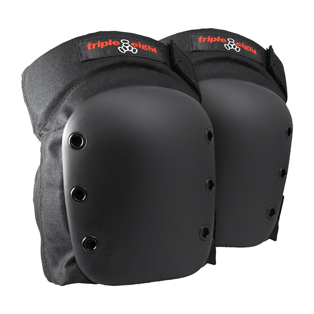 Triple Eight Street Protective 2-Pk Skateboarding Pads in Black Color