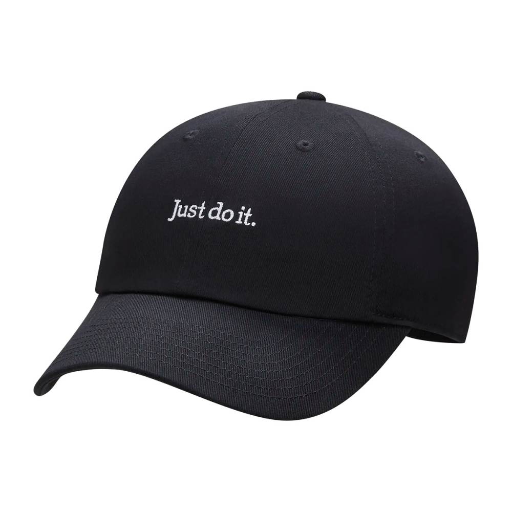 Nike Unisex Club Unstructured Jdi Ca Hats in Black Color