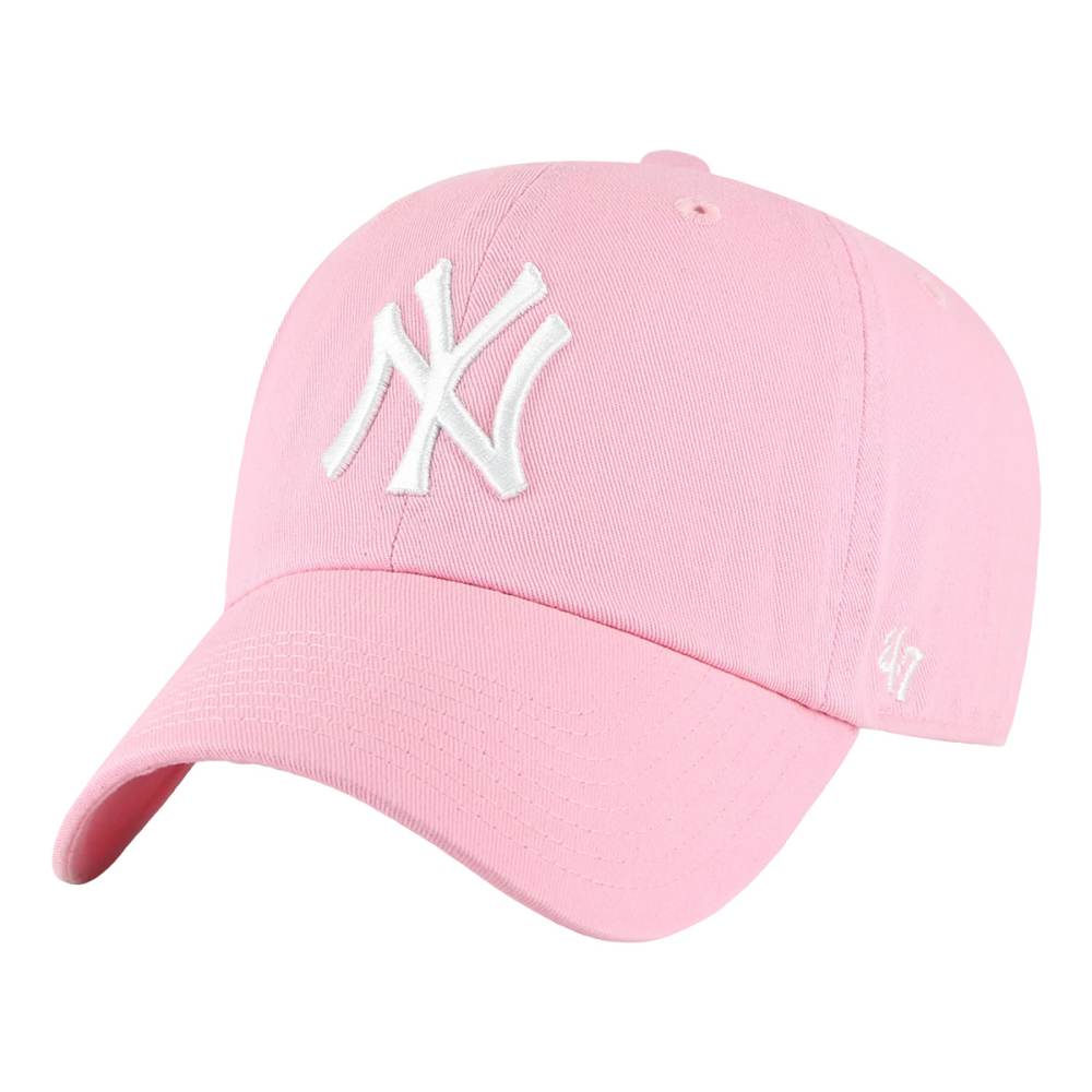 47 Brand Unisex new york yankees Clean Up Hat Fan Apparel in Pink Color