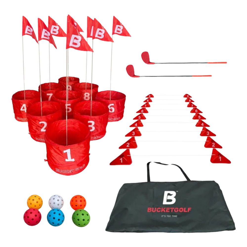 BUCKETGOLF BUNDLE PRO 9 | 9 W/CLUBS