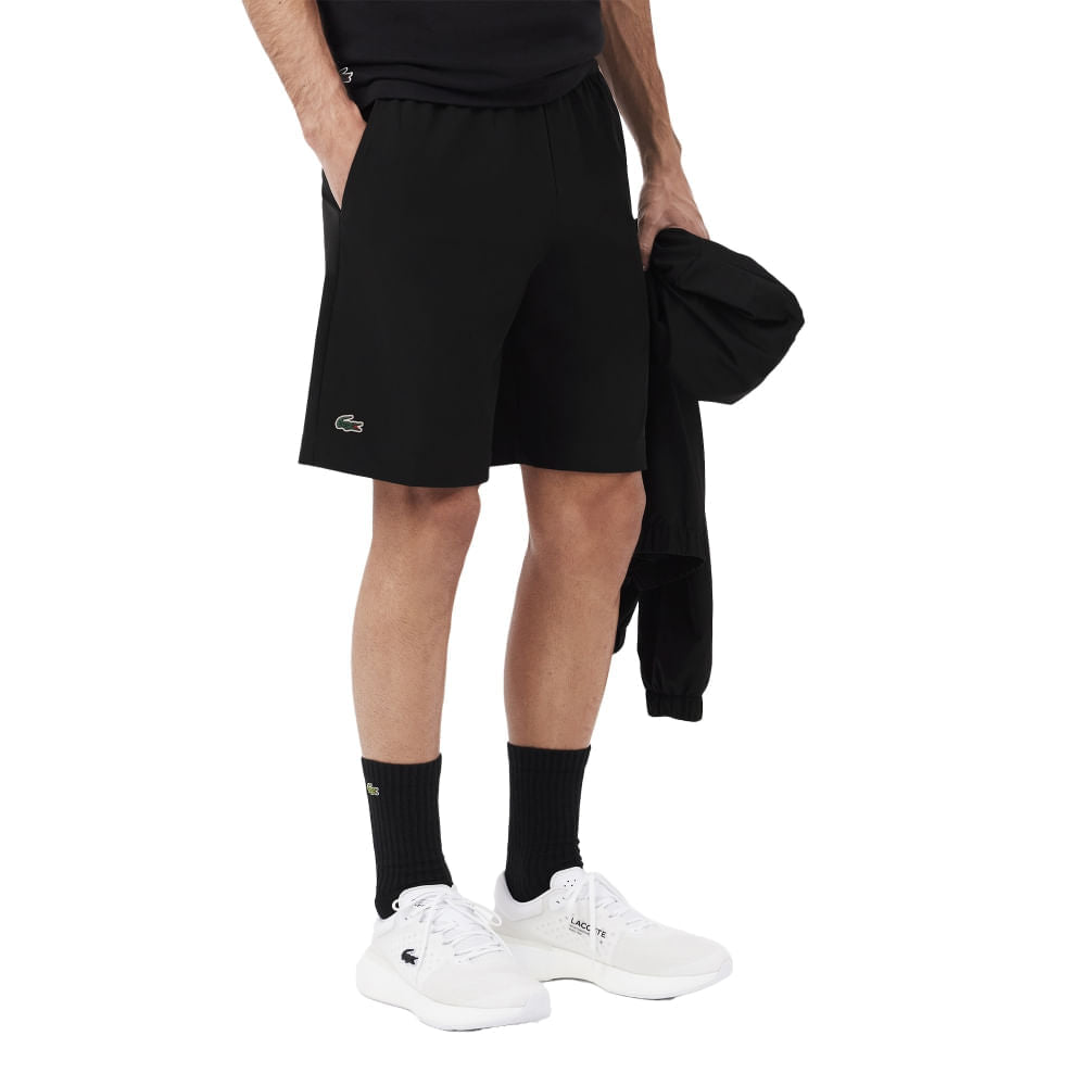 Lacoste Mens Technical Shorts in Black Color