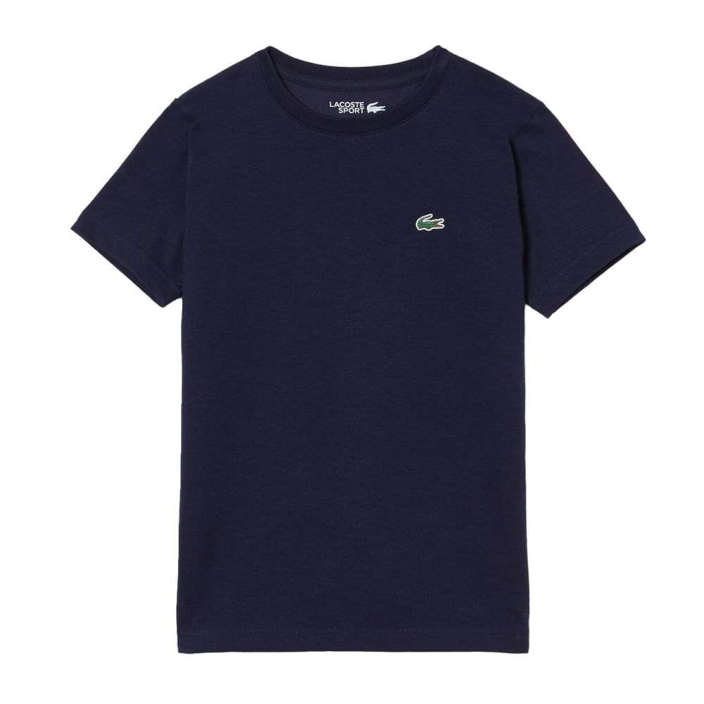 COTTON BLEND TEE | 166 NAVY