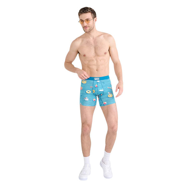 Saxx Apparel Mens Vibe Underwear in Blue Color