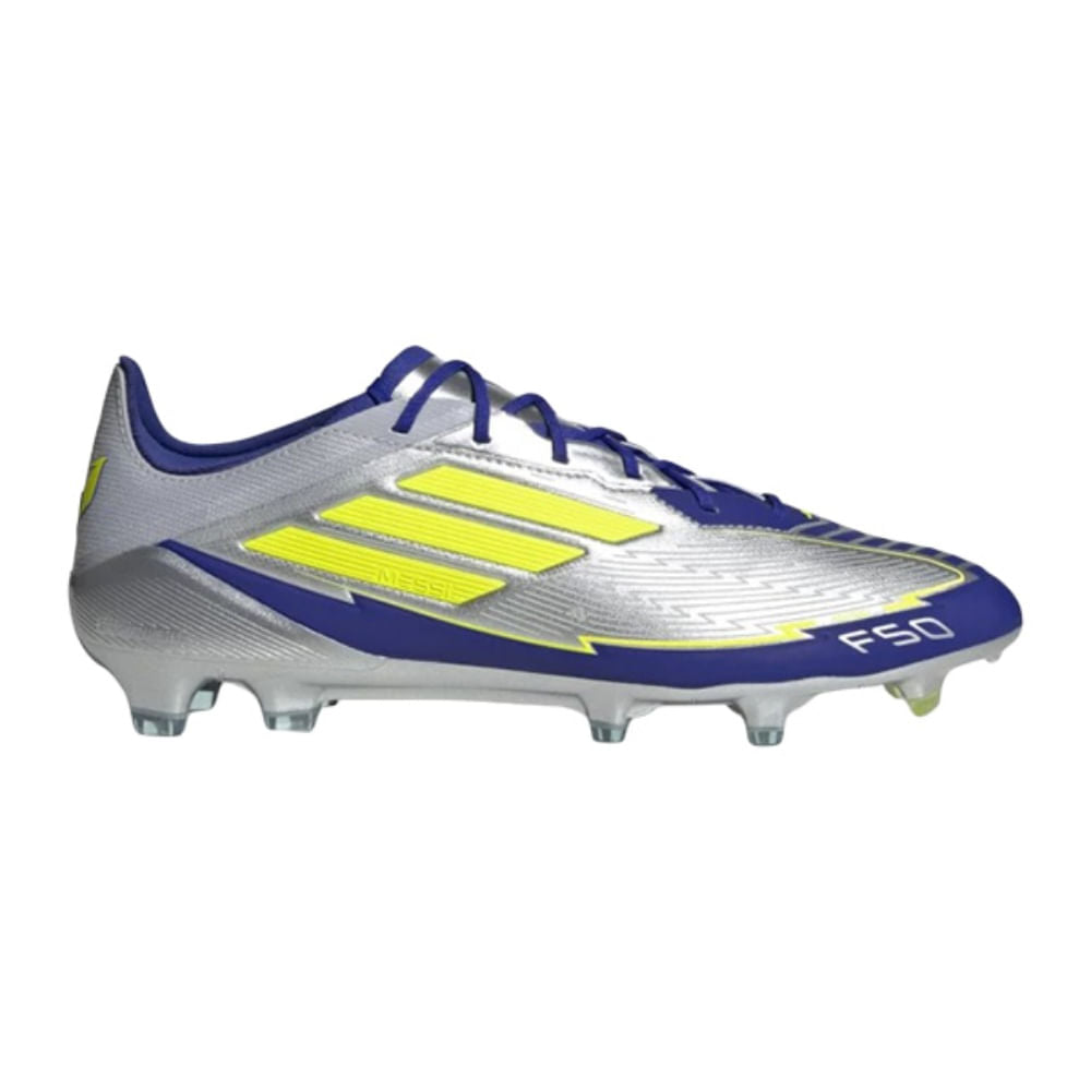 Adidas Unisex F50 Elite FG Messi Soccer Cleats in Grey Color