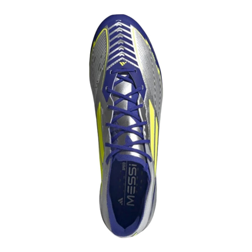 Adidas Unisex F50 Elite FG Messi Soccer Cleats in Grey Color