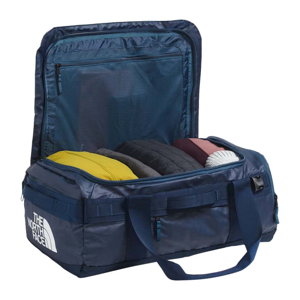 The North Face Base Camp Voyager Duffel Bags in Blue Color