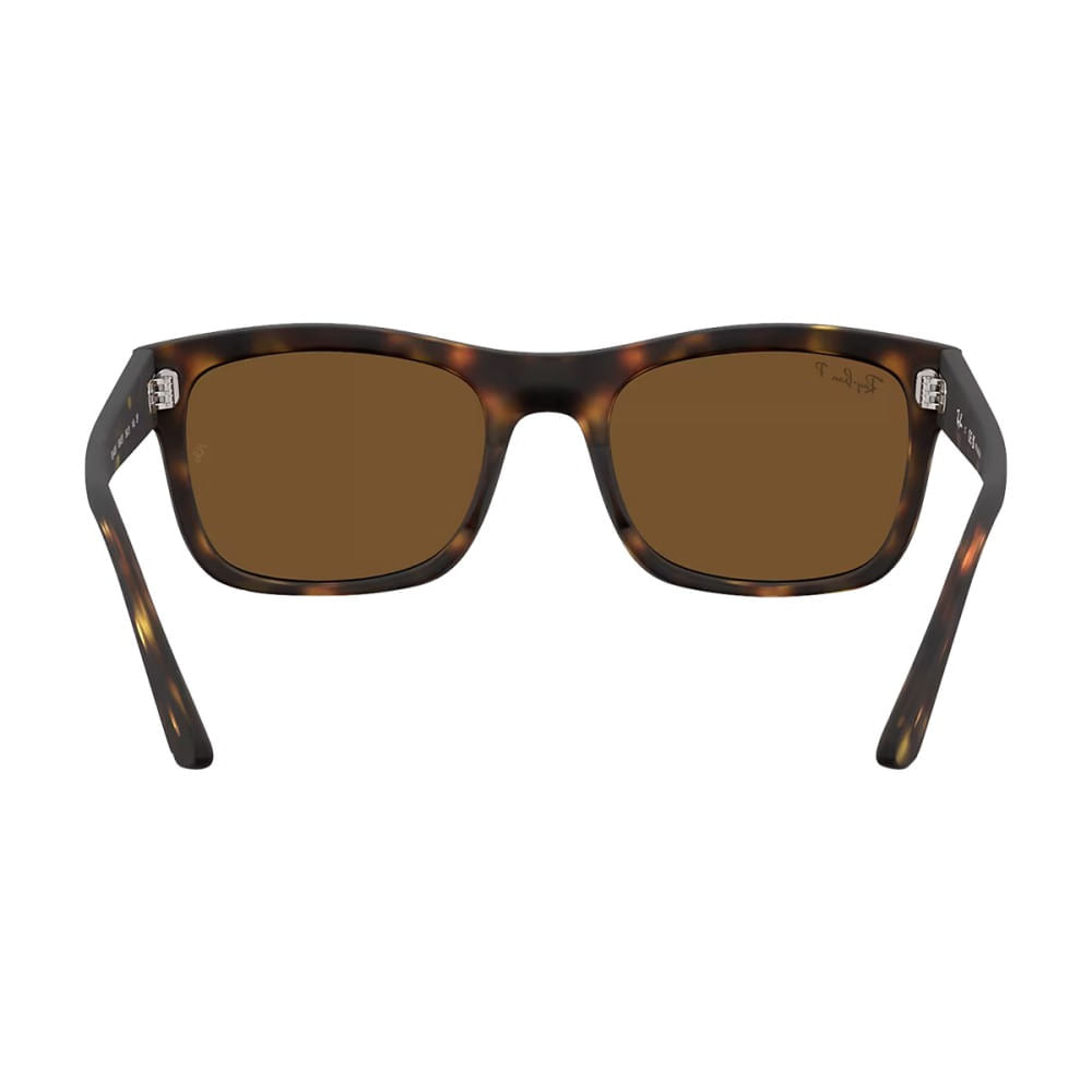 Ray Ban Unisex Square Matte Havana Accessories in Brown Color