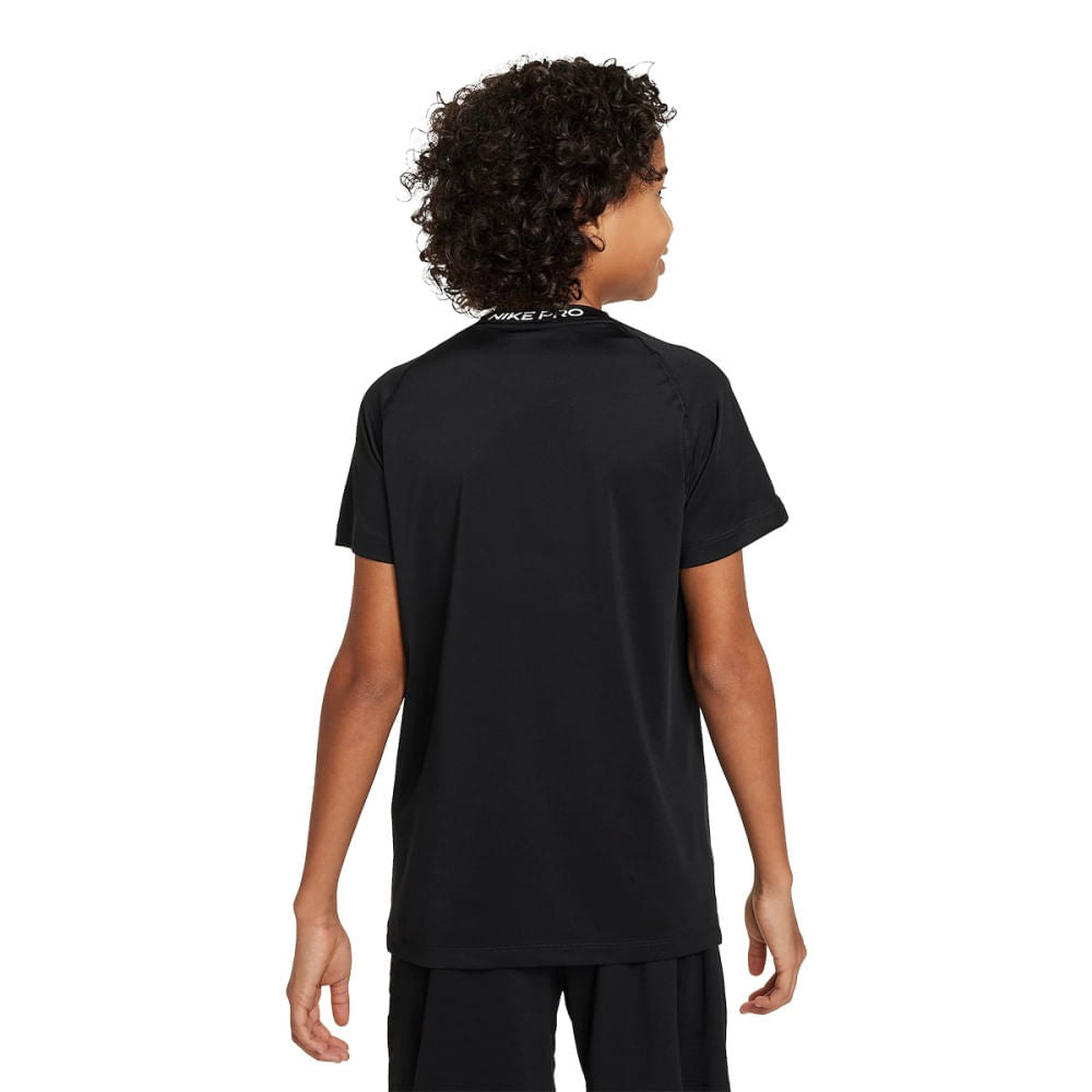 Nike Kids Nike Pro short sleeve Fan Apparel in Black Color