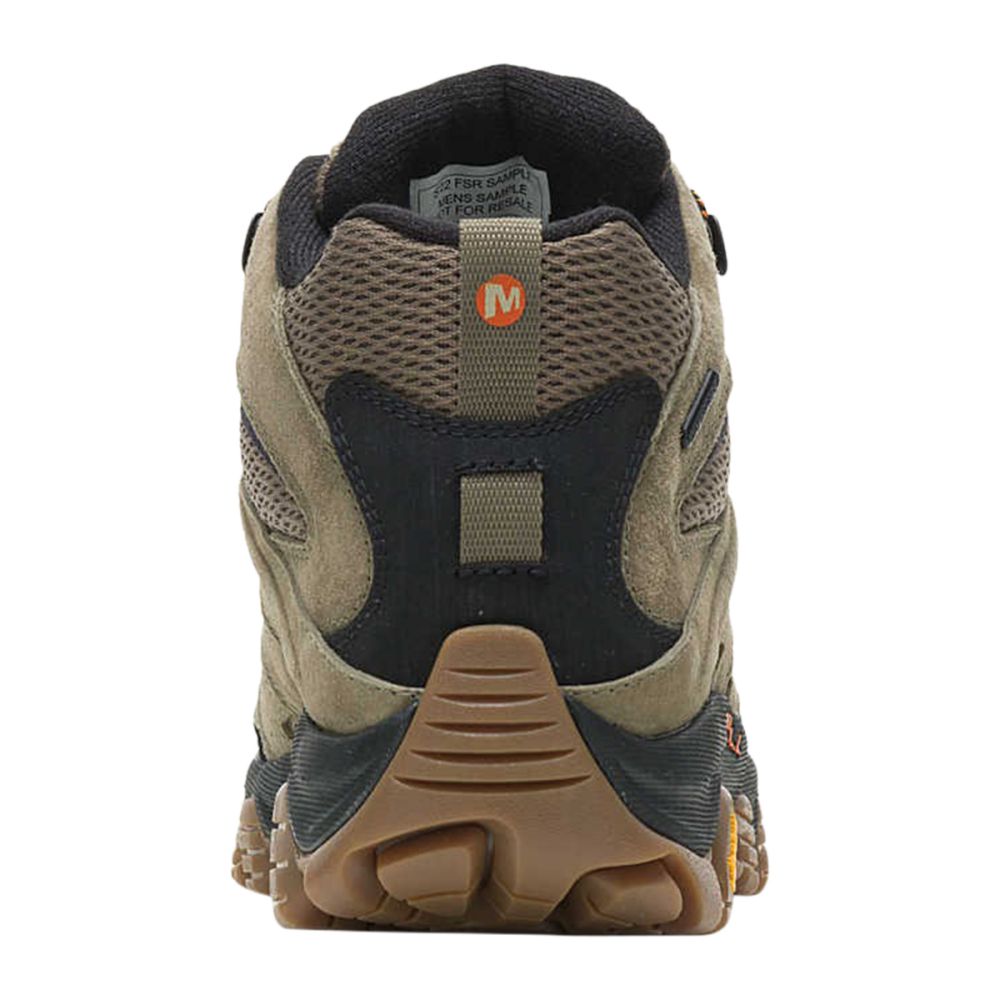 Merrell Mens Moab 3 Mid Wp W Boots in Green Color