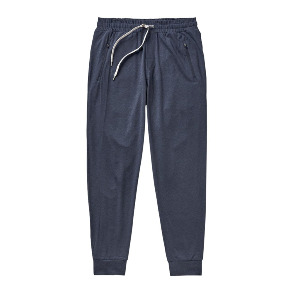 Vuori Mens Ponto Performance Jogger Pants in Blue Color