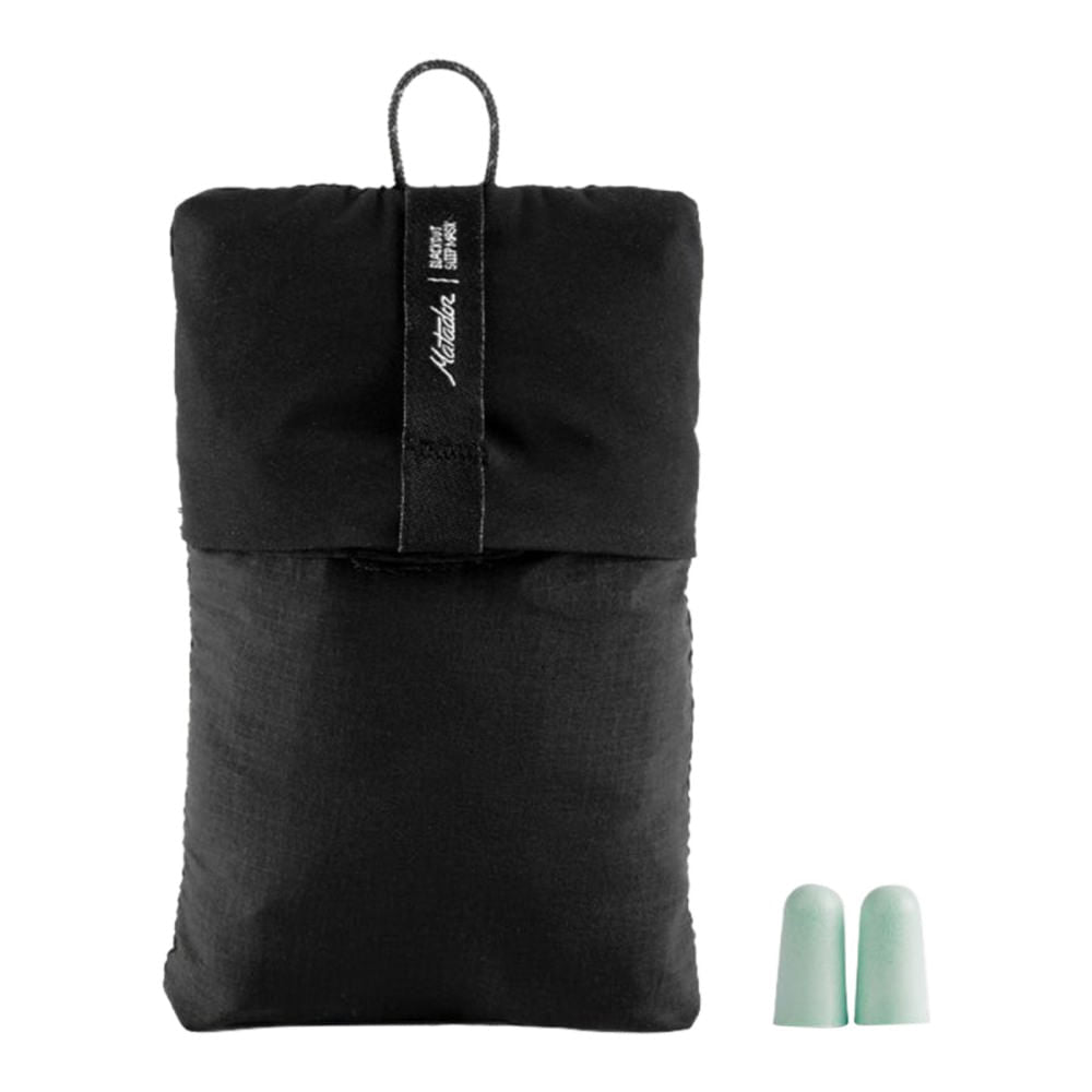 Matador Blackout Sleep Mask + Travel Accessories in Black Color