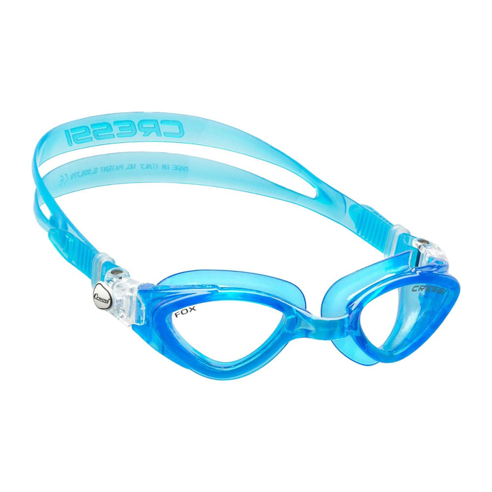 Cressi Unisex Fox Goggle Swimming Goggles in Clear Color