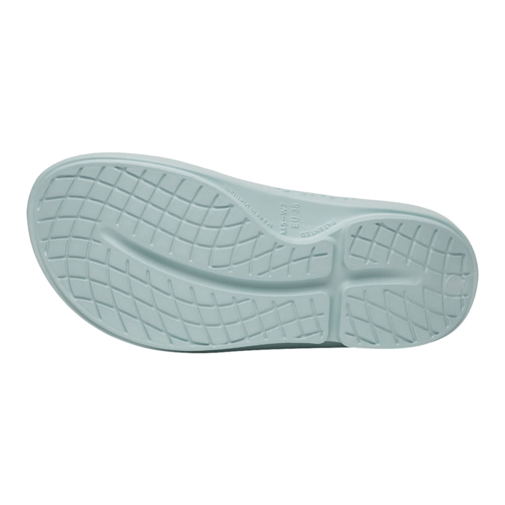 Oofos Unisex Oofos Slide Sandals Footwear Accessories in Blue Color