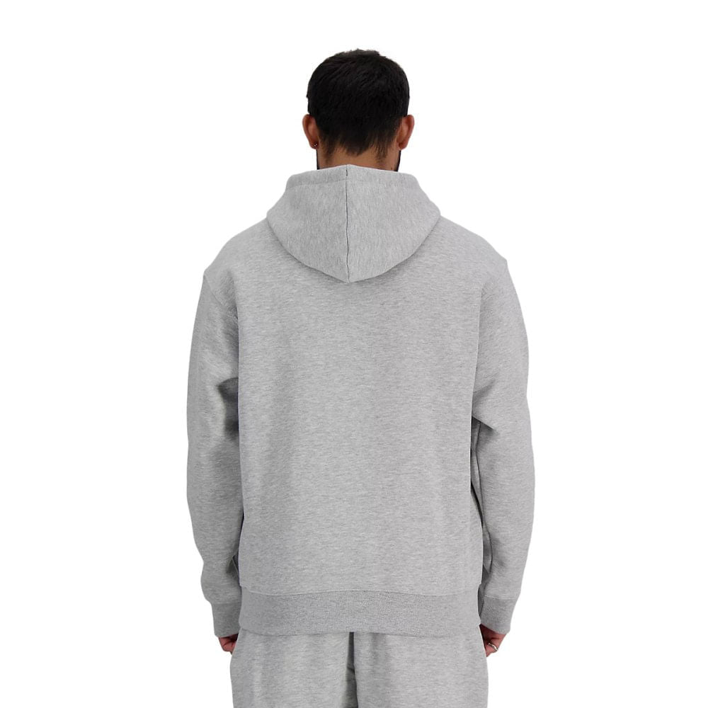 New Balance Mens Sport Essentials Fleece Pullover in Grey Color
