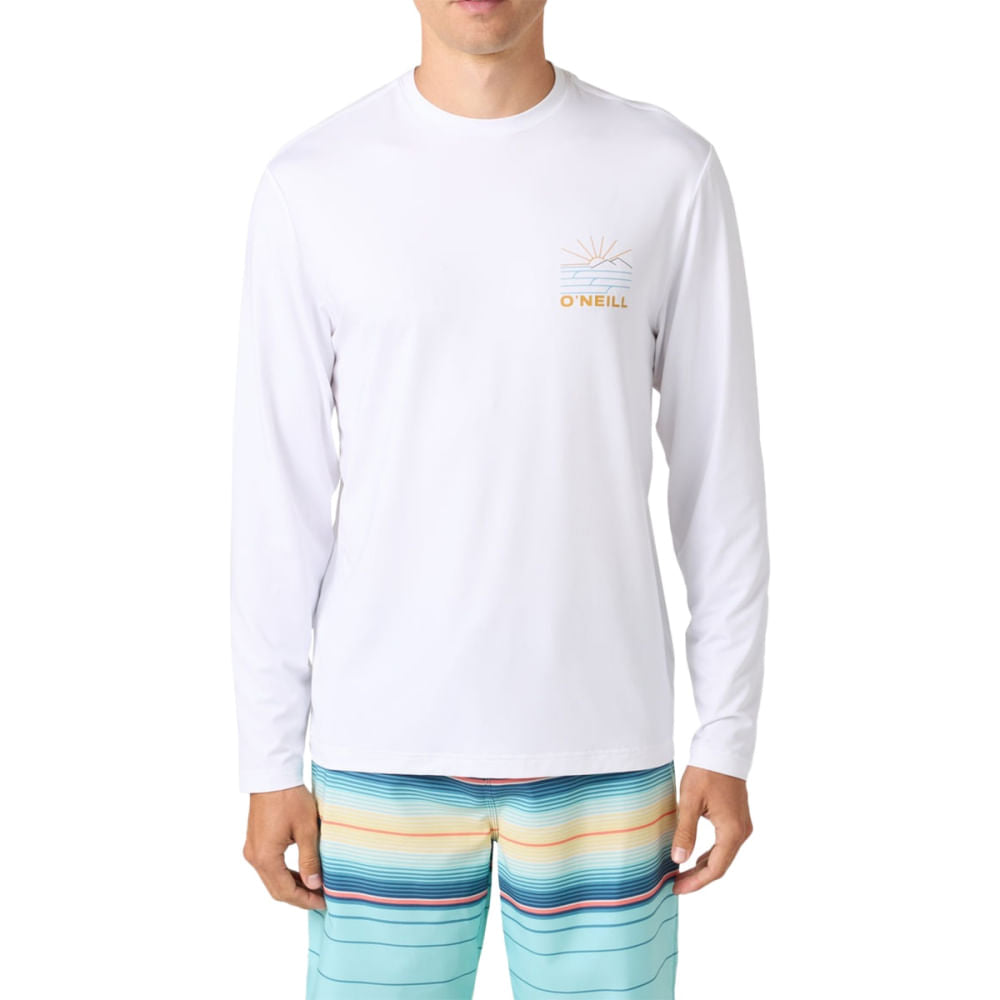 TRVLR UPF L/S TEE - | WHITE