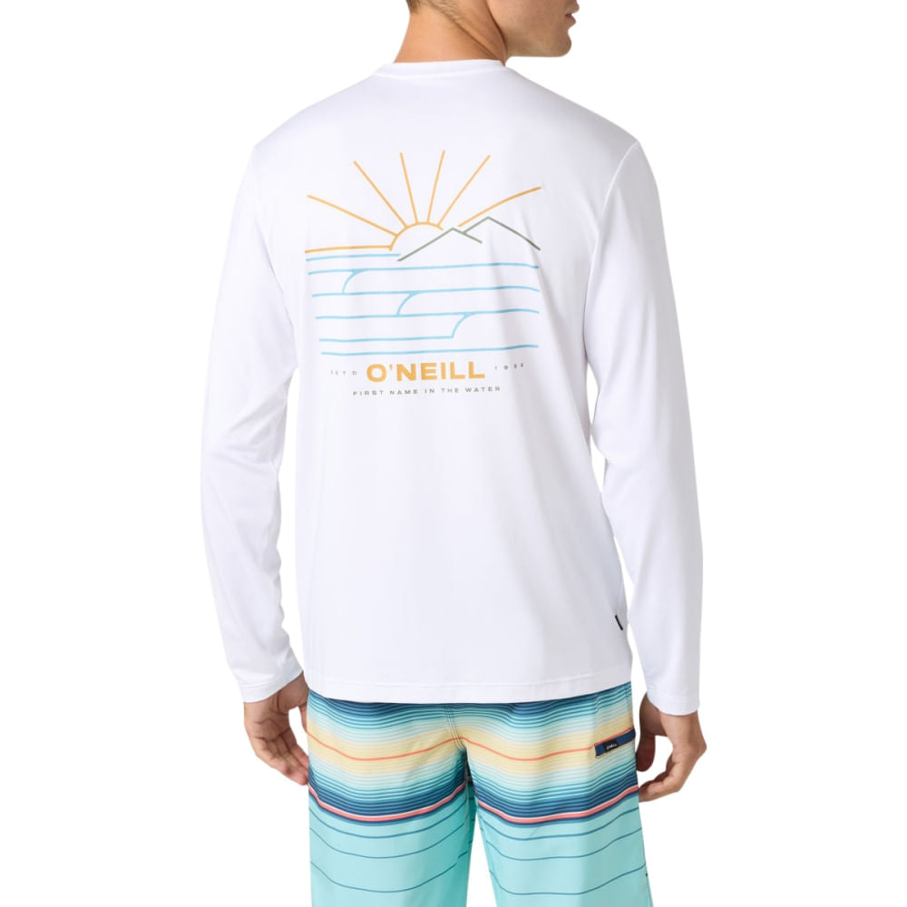 TRVLR UPF L/S TEE - | WHITE