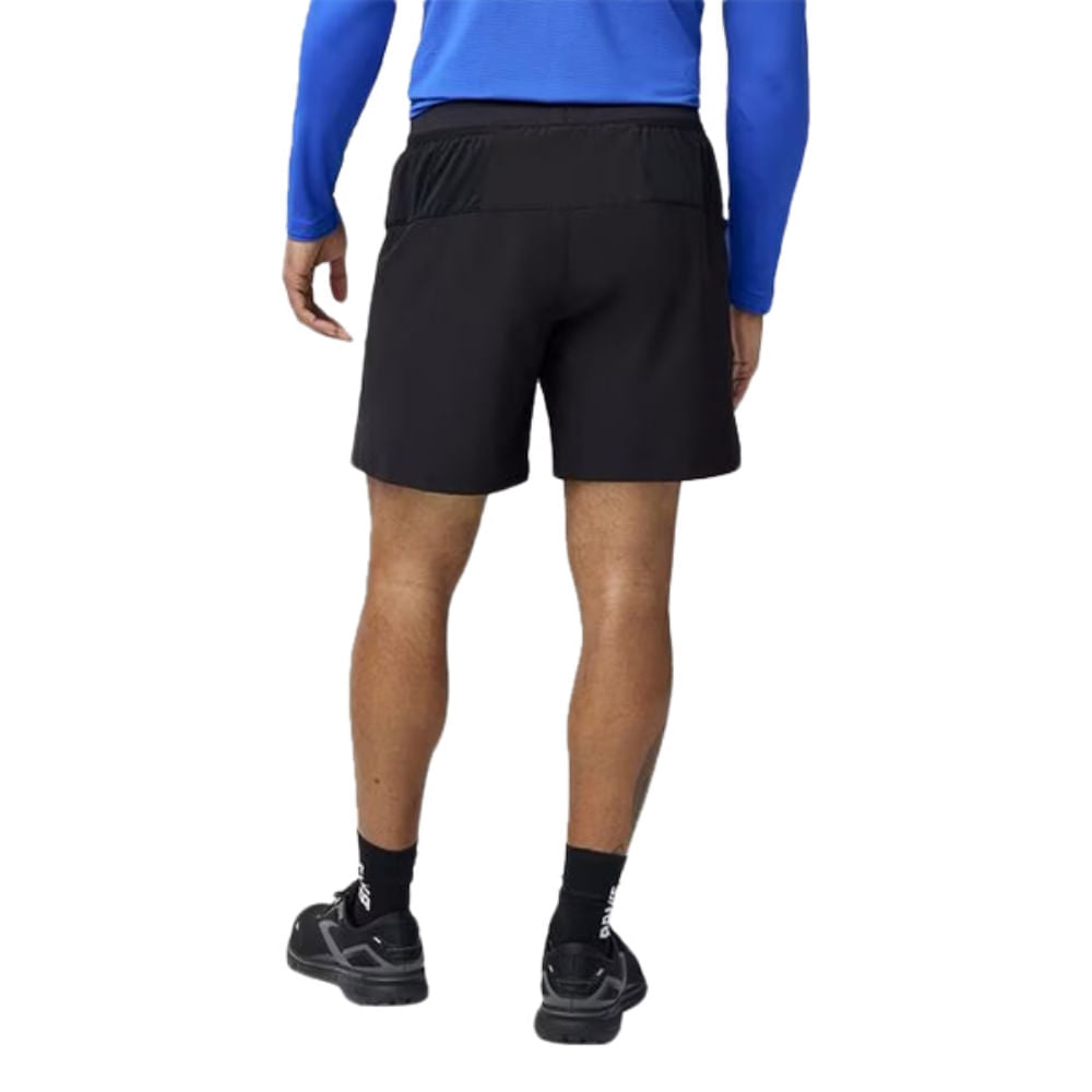 Brooks Mens Journey 7 2-In-1 Short in Grey Color