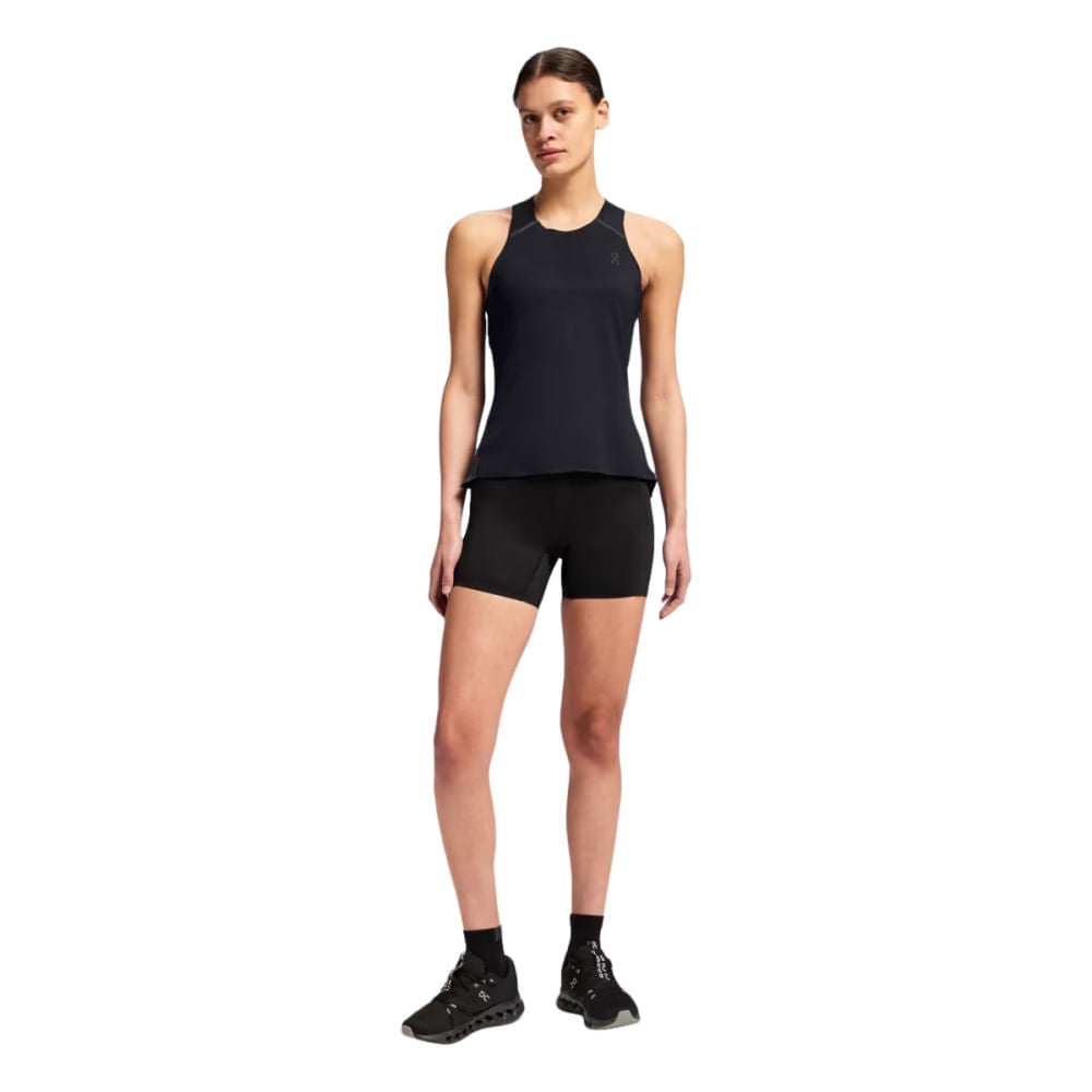On Womens Performance Tank Tops in Black Color