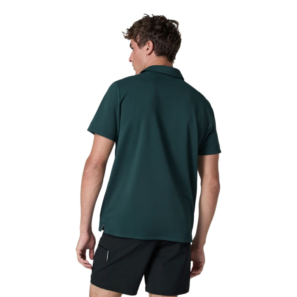 Vuori Mens Gamepoint Polo Tops in Blue Color