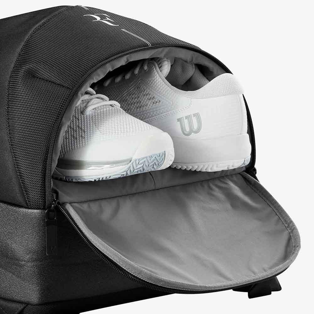 Wilson Rf Backpack Black Bags in Black Color