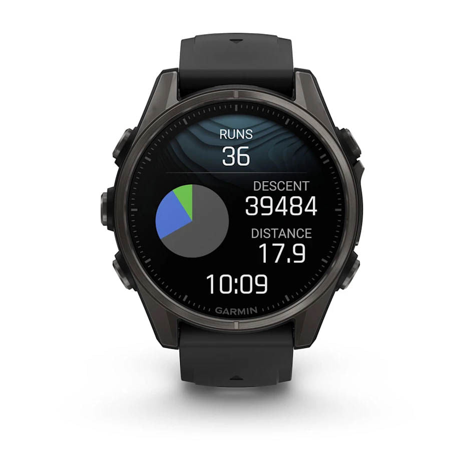 FENIX 8 43MM AMOLED SAPH | CRBNGRY/TI