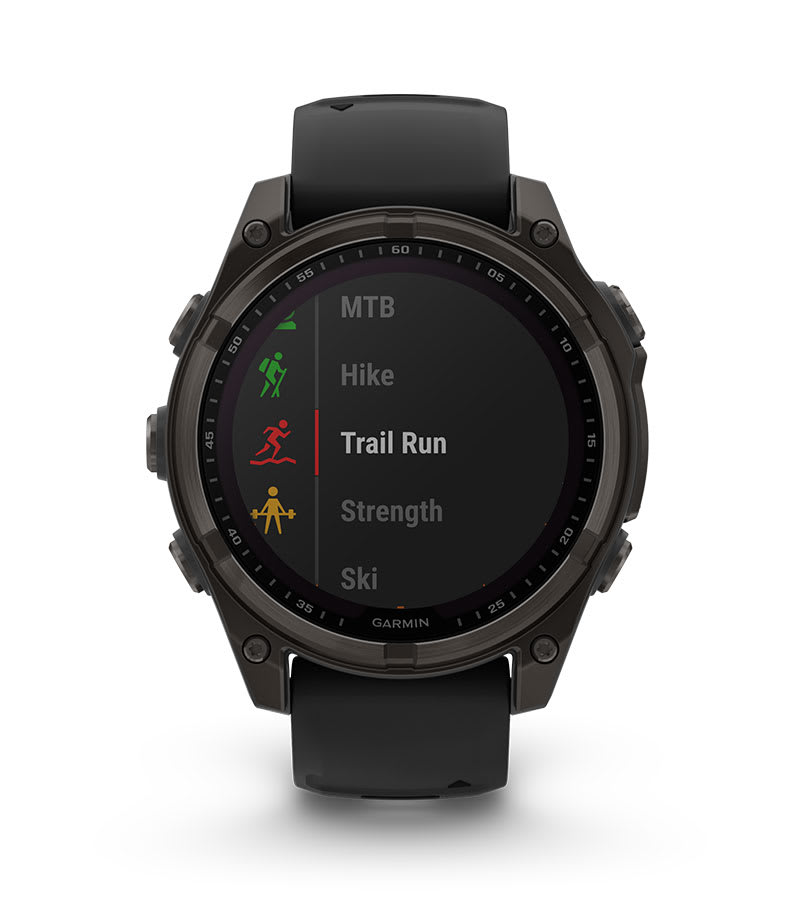 FENIX 8 43MM AMOLED SAPH | CRBNGRY/TI
