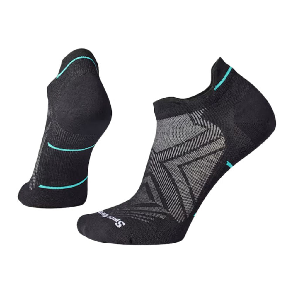 Smartwool Womens Run Zero Cushion Low Socks in Black Color