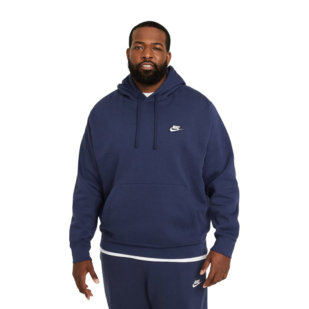 Nike Mens Club Fleece Pullover Hoodie NAVY – Paragon Sports