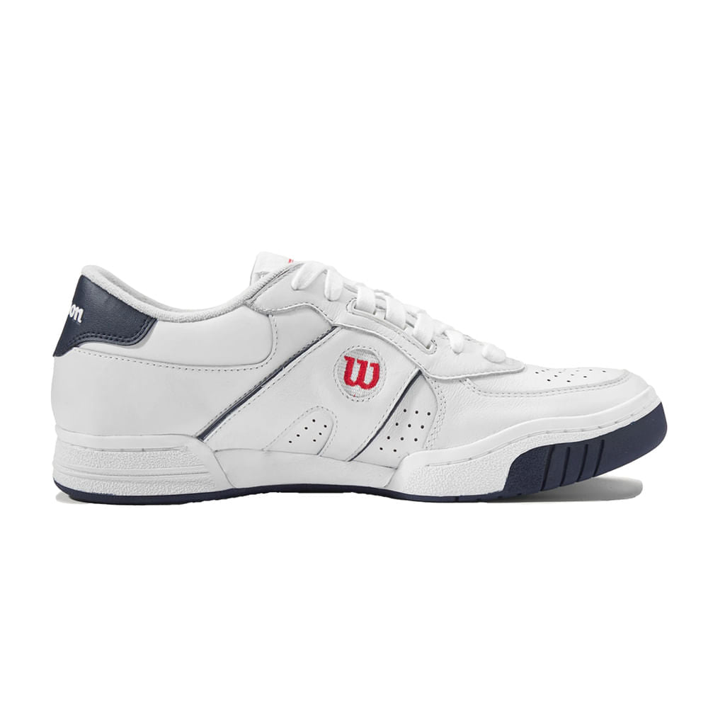 Wilson Mens Pro Staff 87 Shoe | WH/NAVY BLAZ – Paragon Sports