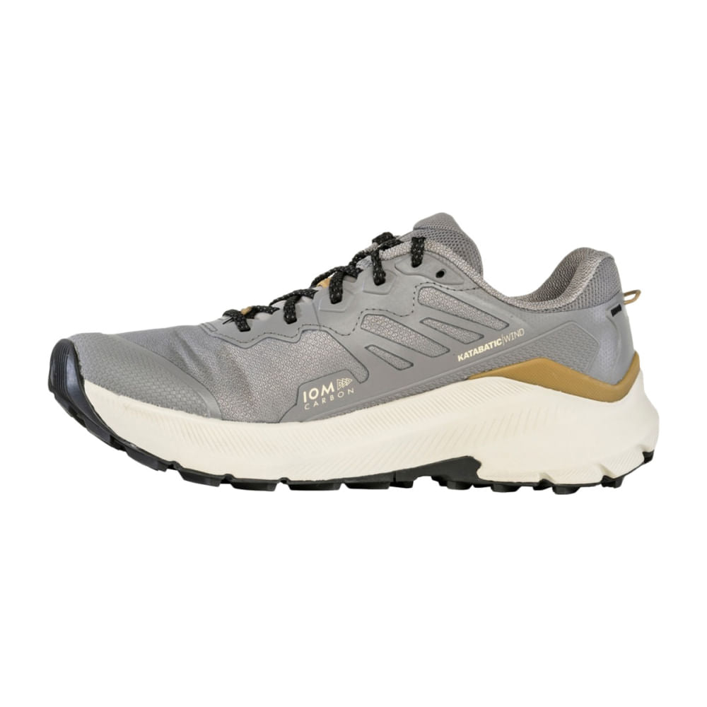 Oboz Footwear Mens Katabatic Wind Low Boots in Grey Color