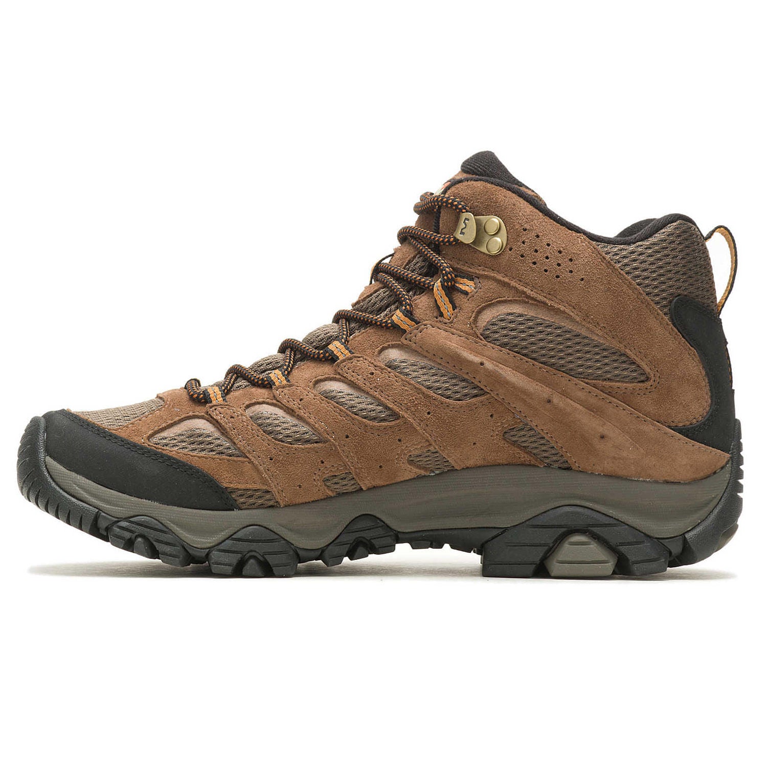 Merrell Mens Moab 3 Mid Wp Boots in Brown Color
