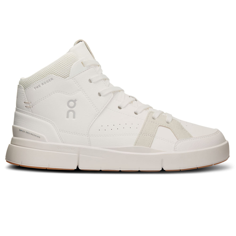 On Women's The Roger Clubhouse Sneakers - Synthetic Leather, White Sand Color, Size 7.5 US