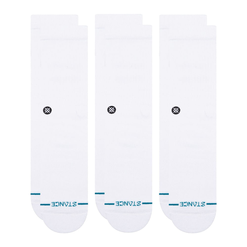 ICON 3-PACK CREW SOCKS | WHITE