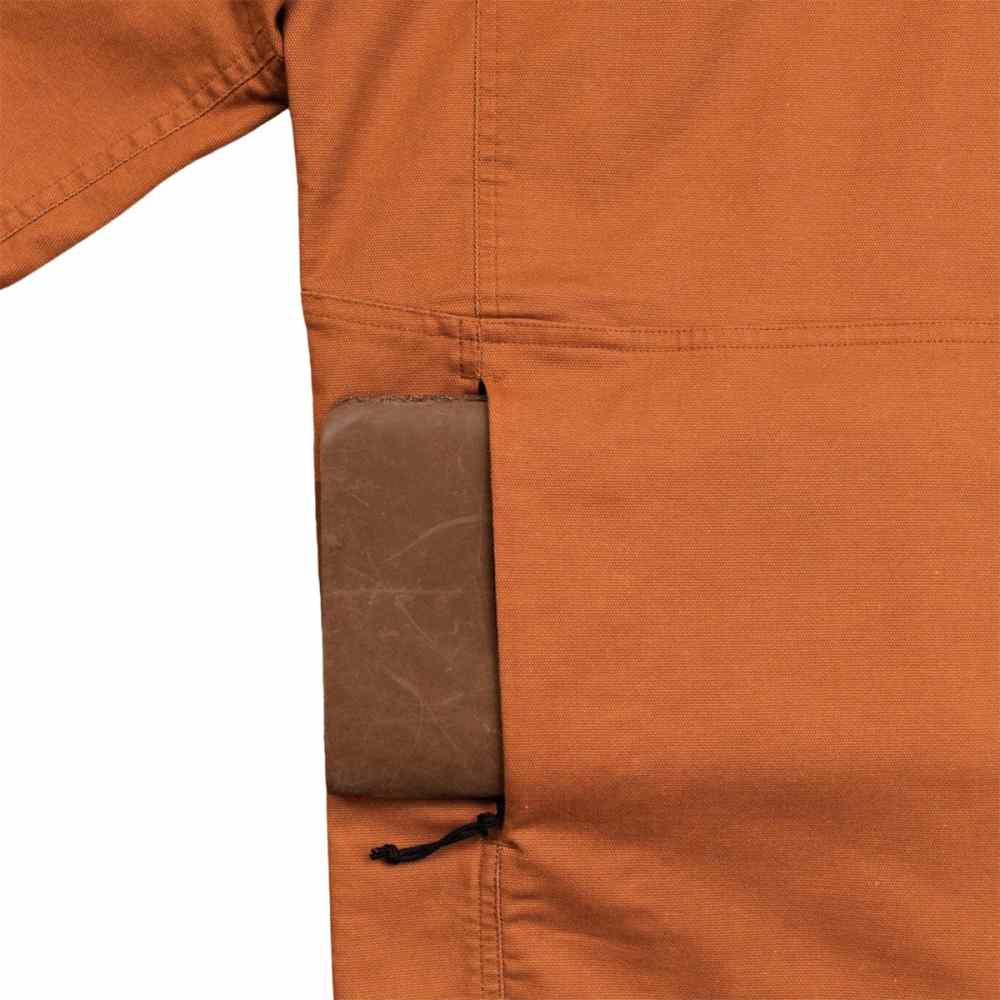 Livsn Mens Forager Jacket Tops in Orange Color
