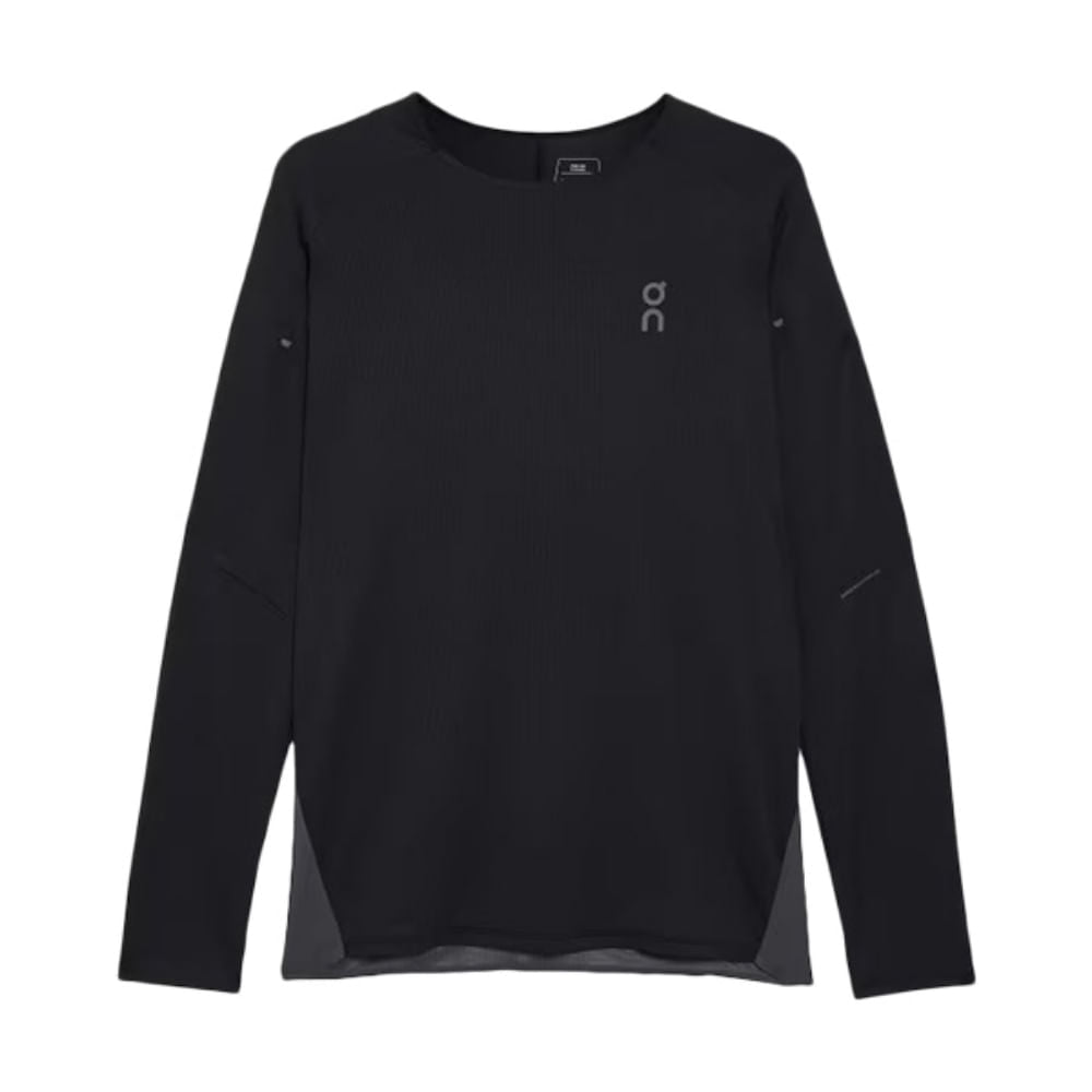 On Mens Performance Long-T Tops in Black Color