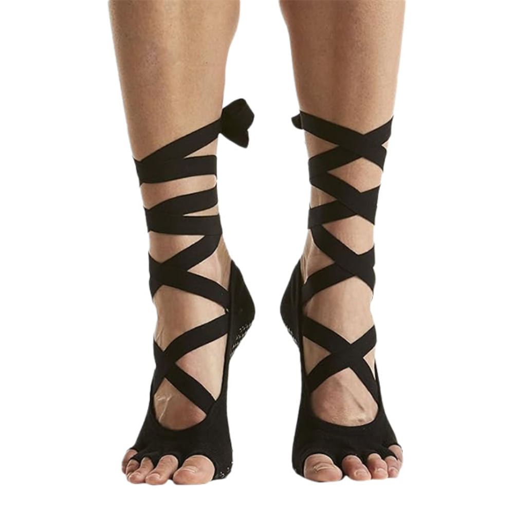 GRIPPY CLASSIC YOGA SOCK | BLACK/GREY