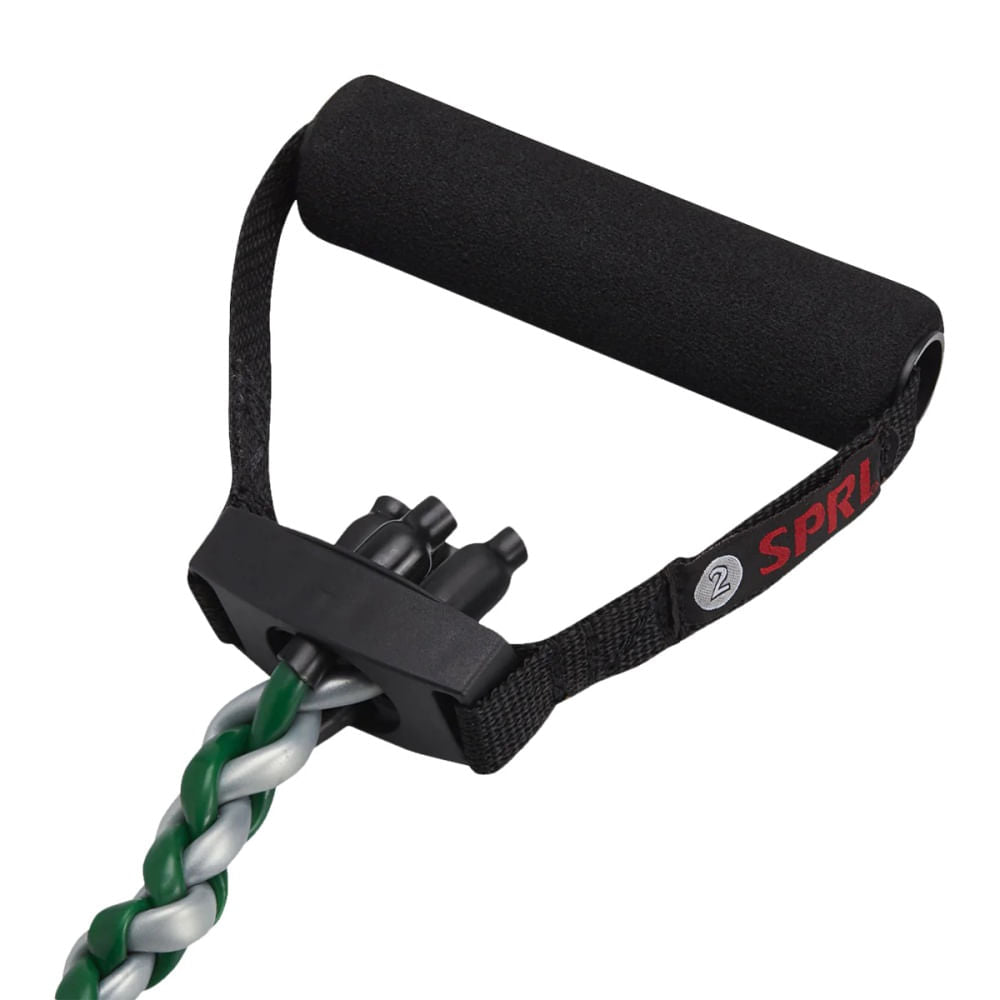 Spri Braided Xertube Elastic Bands in Green Color