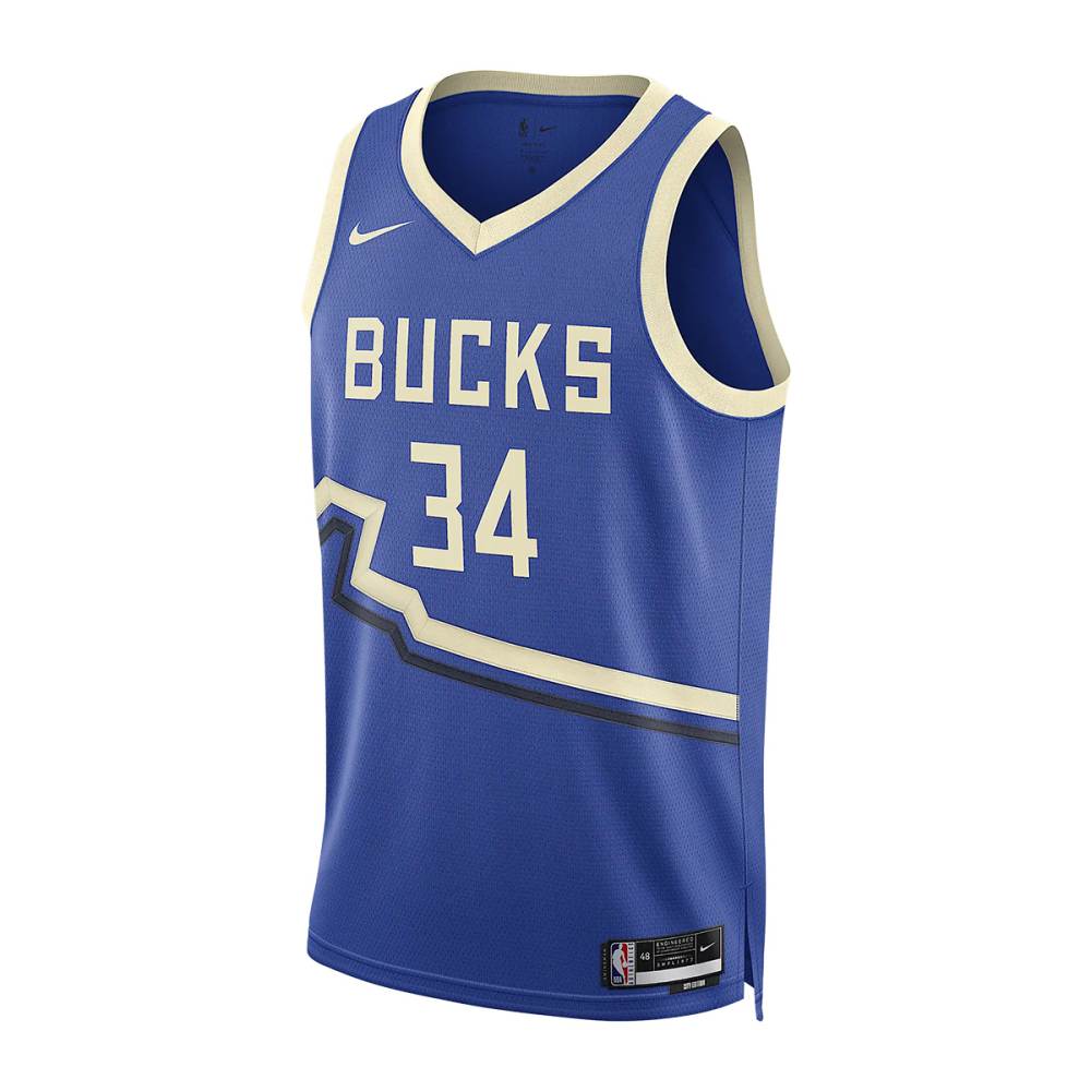 Nike Mens Gianis Antetokounmpo Milwaukee Bucks City Swingman