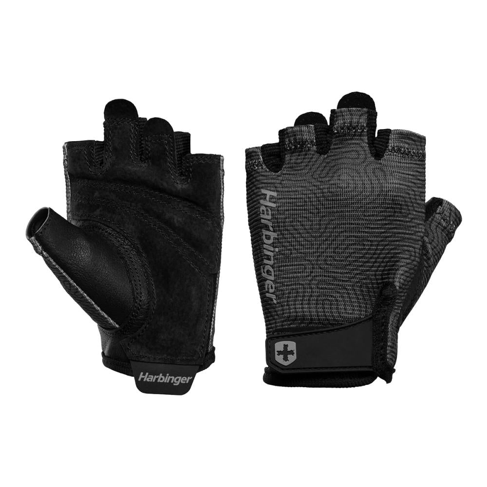 Harbinger Womens Power Gloves 3.0 Strength Training Gloves in Grey Color