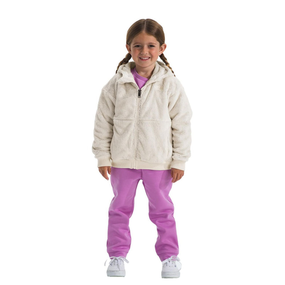 KIDS' OSITO FULL ZIP HOO | QLI-WHITE