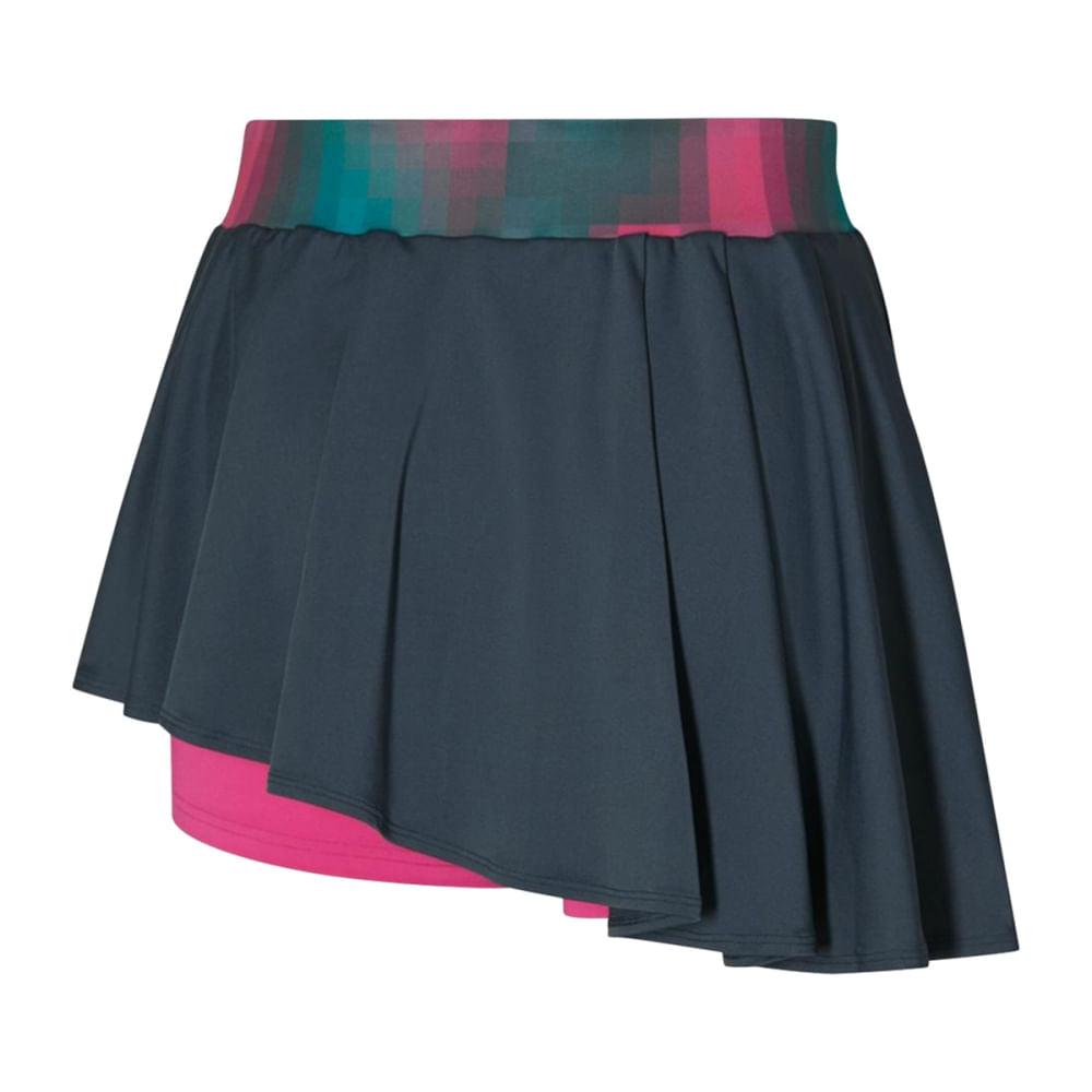Mizuno Womens Printed Flying Skirt in Blue Color